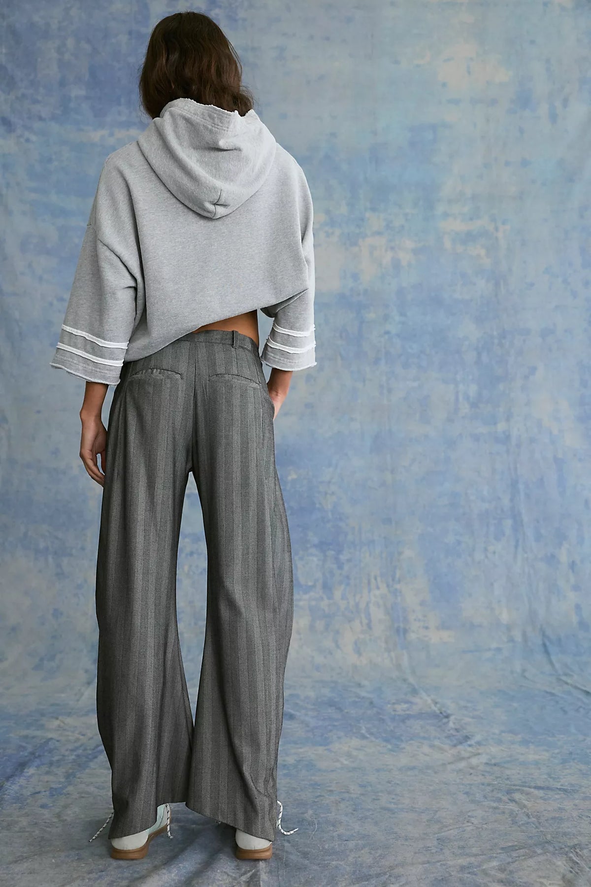 Free People - Spotlight Trouser - Grey Combo