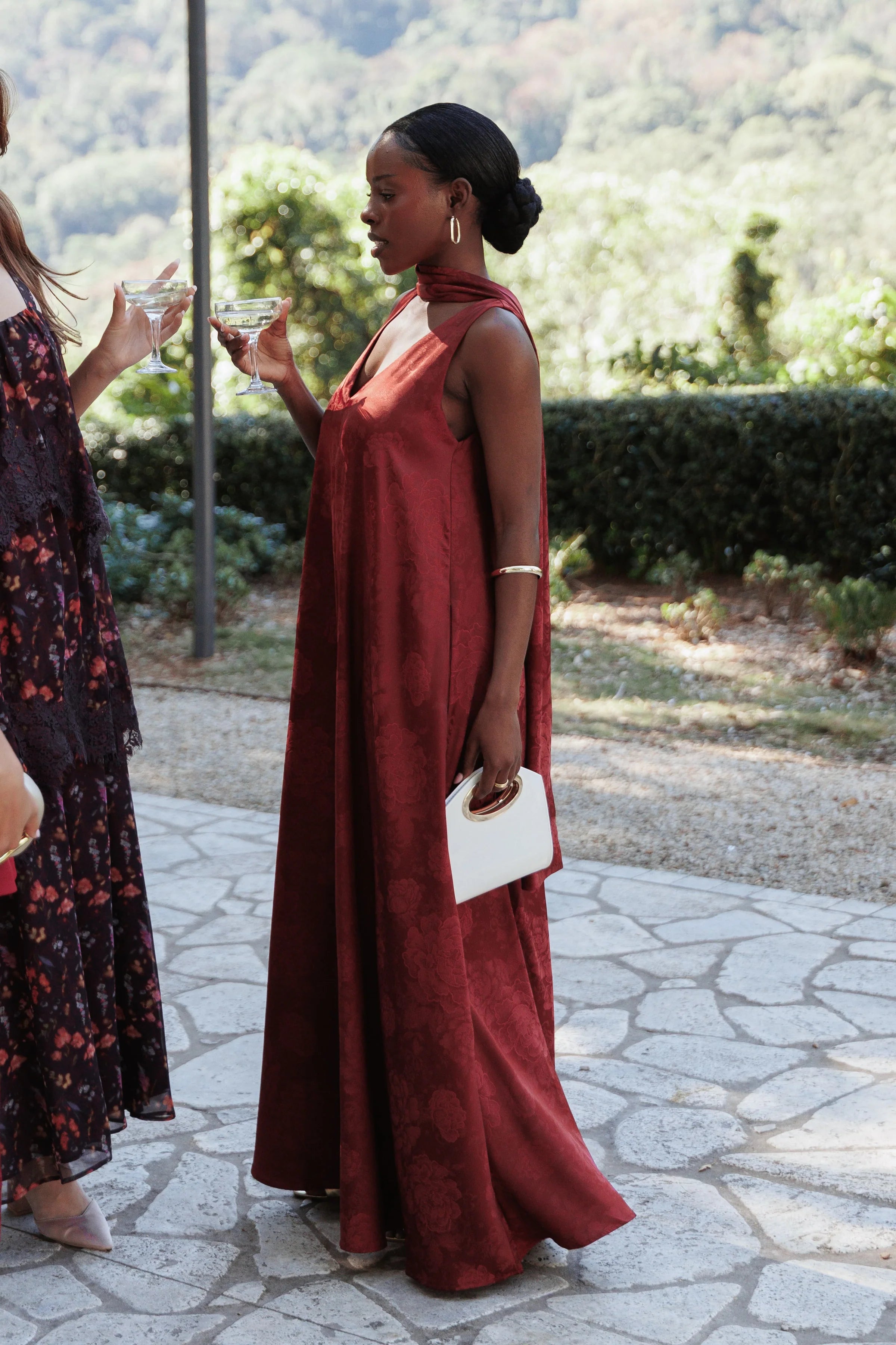Petal & Pup - Aeryn Maxi Dress - Burgundy