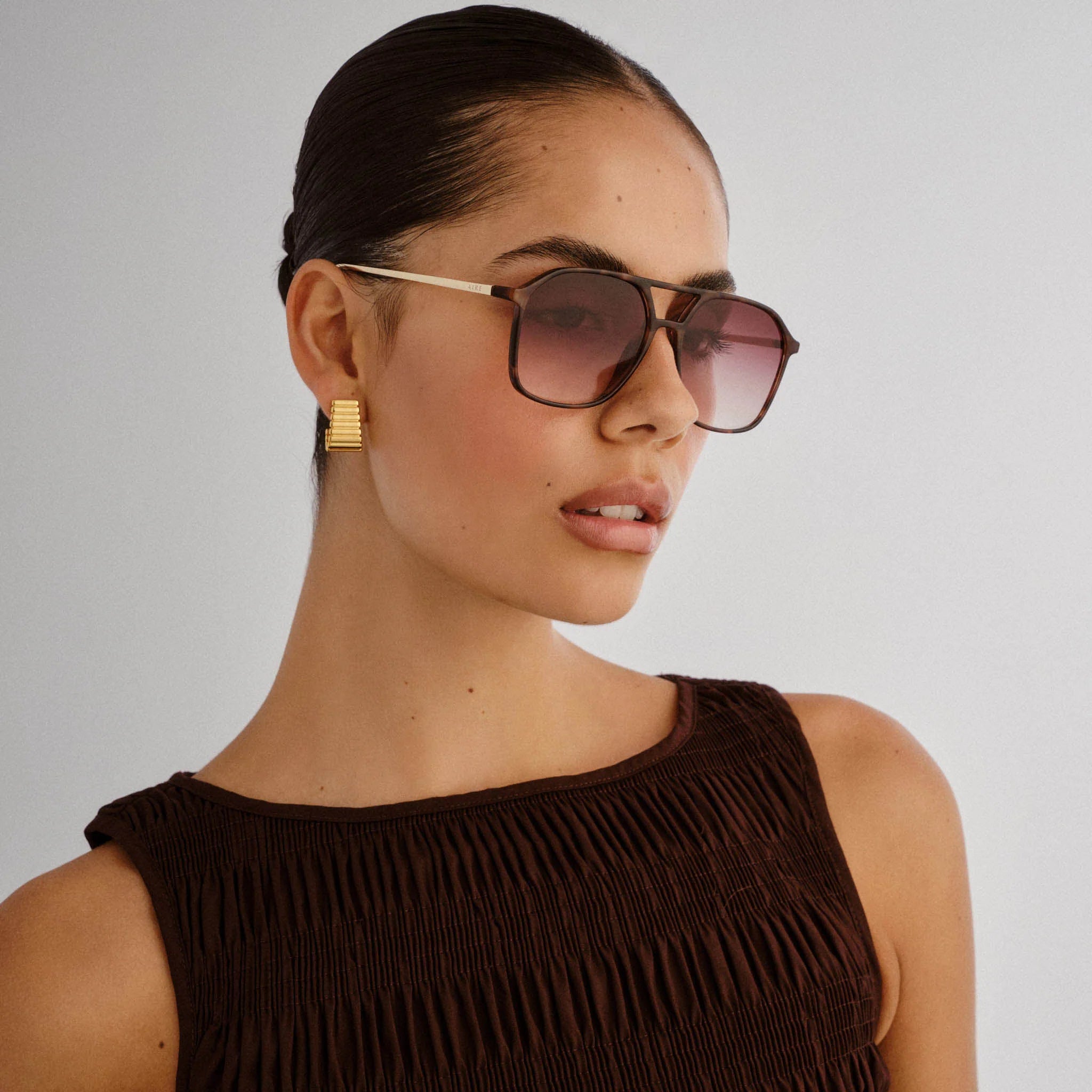 Cusp Sunglasses - Dark Tort