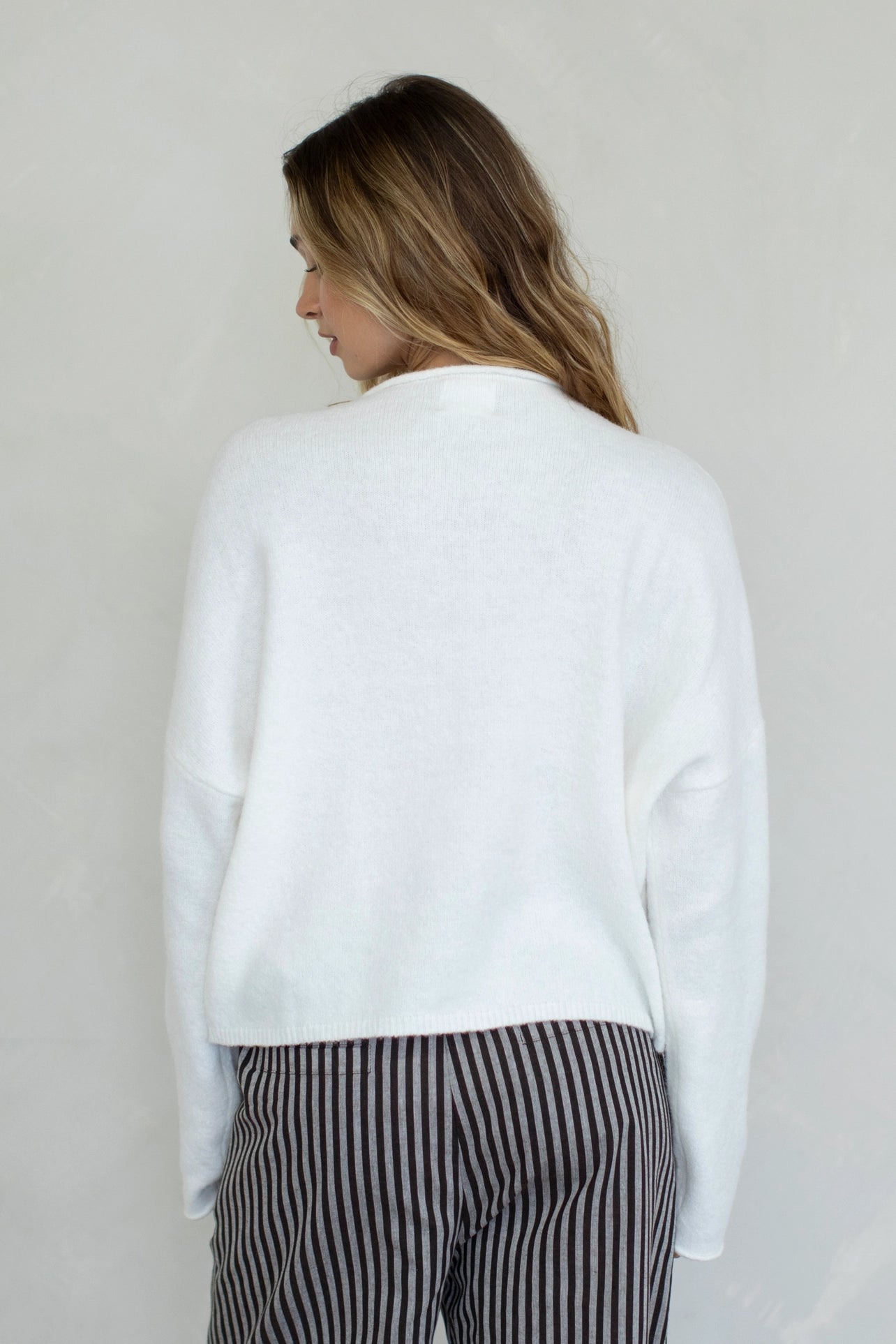 Piper Cardigan - White
