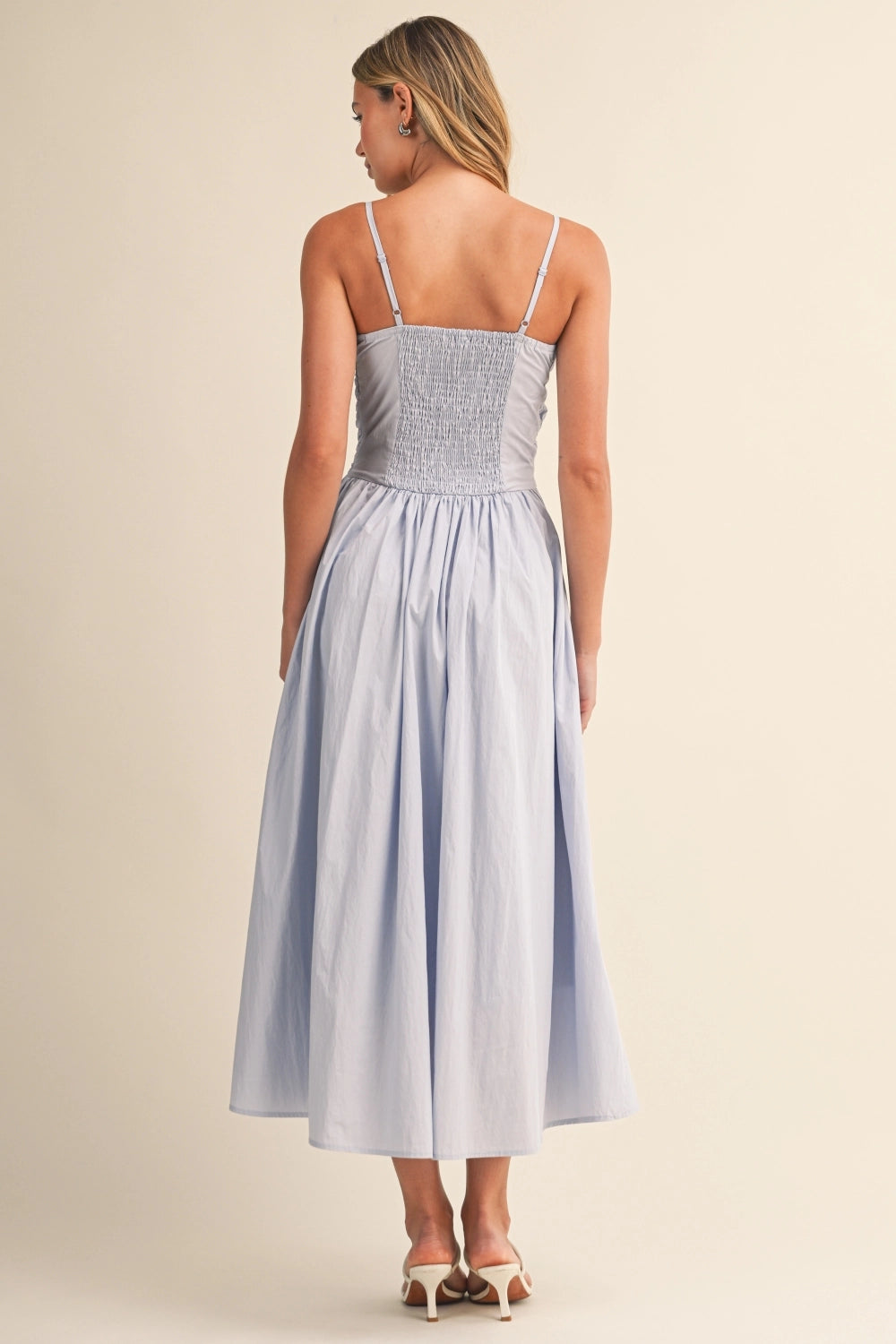 Ivy Midi Dress - Blue