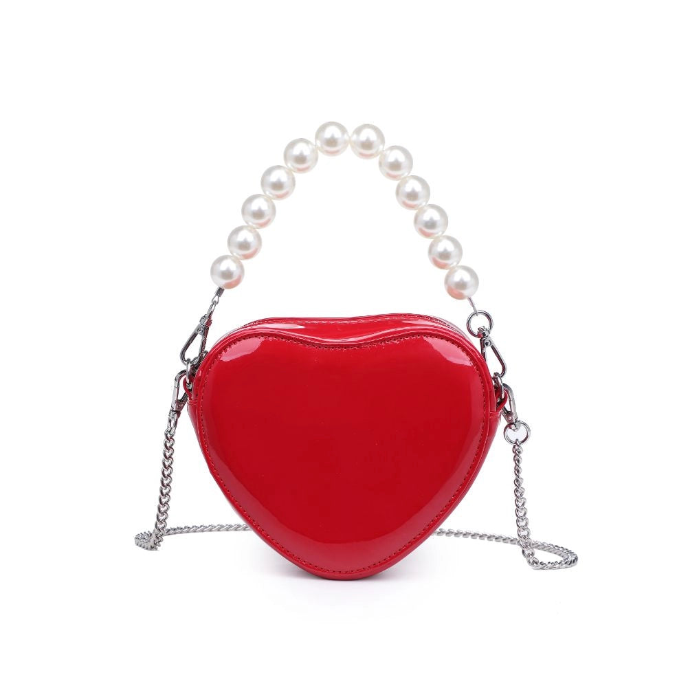 Mi Amore Heart Shaped Bag - Red