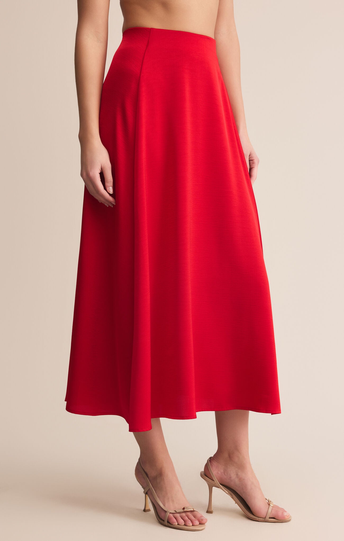Z Supply Northpointe Midi Skirt - Red
