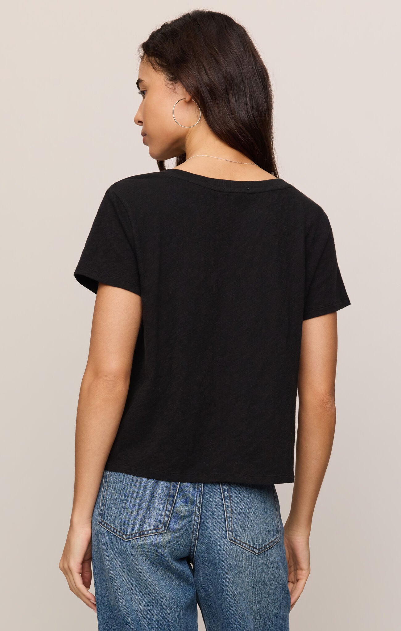 Z Supply Nomad V Neck Tee - Black