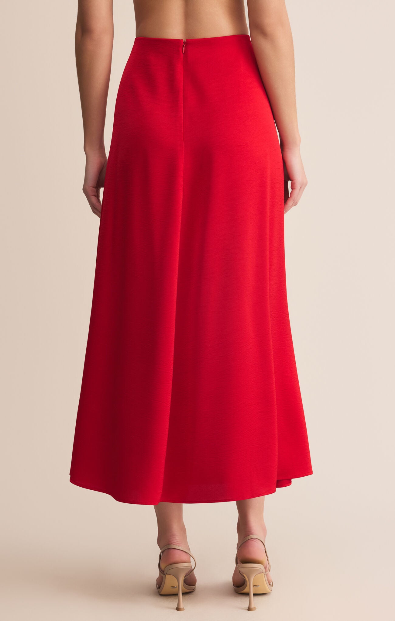 Z Supply Northpointe Midi Skirt - Red