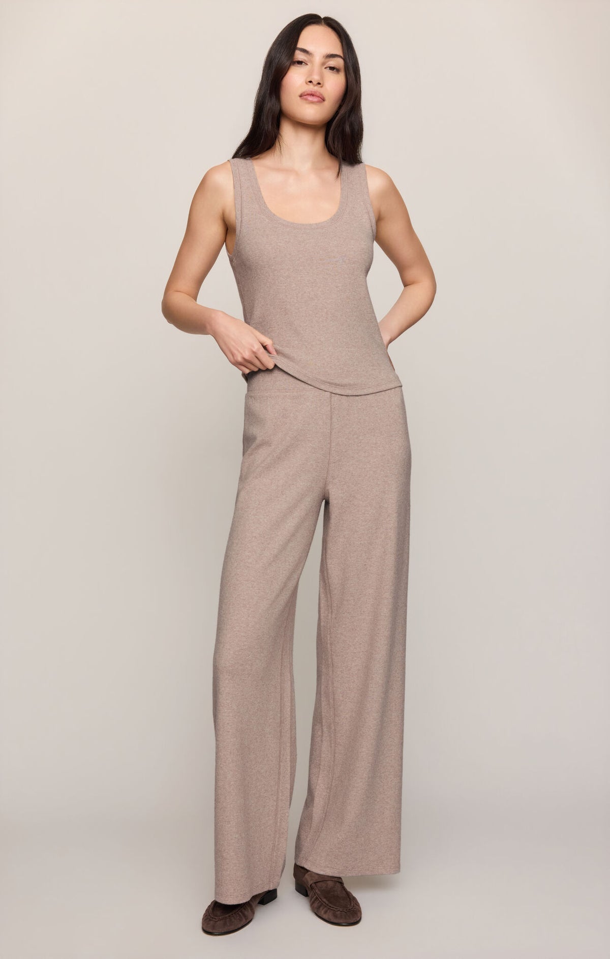Z Supply - Soft Arrival Pant - Heather Ash