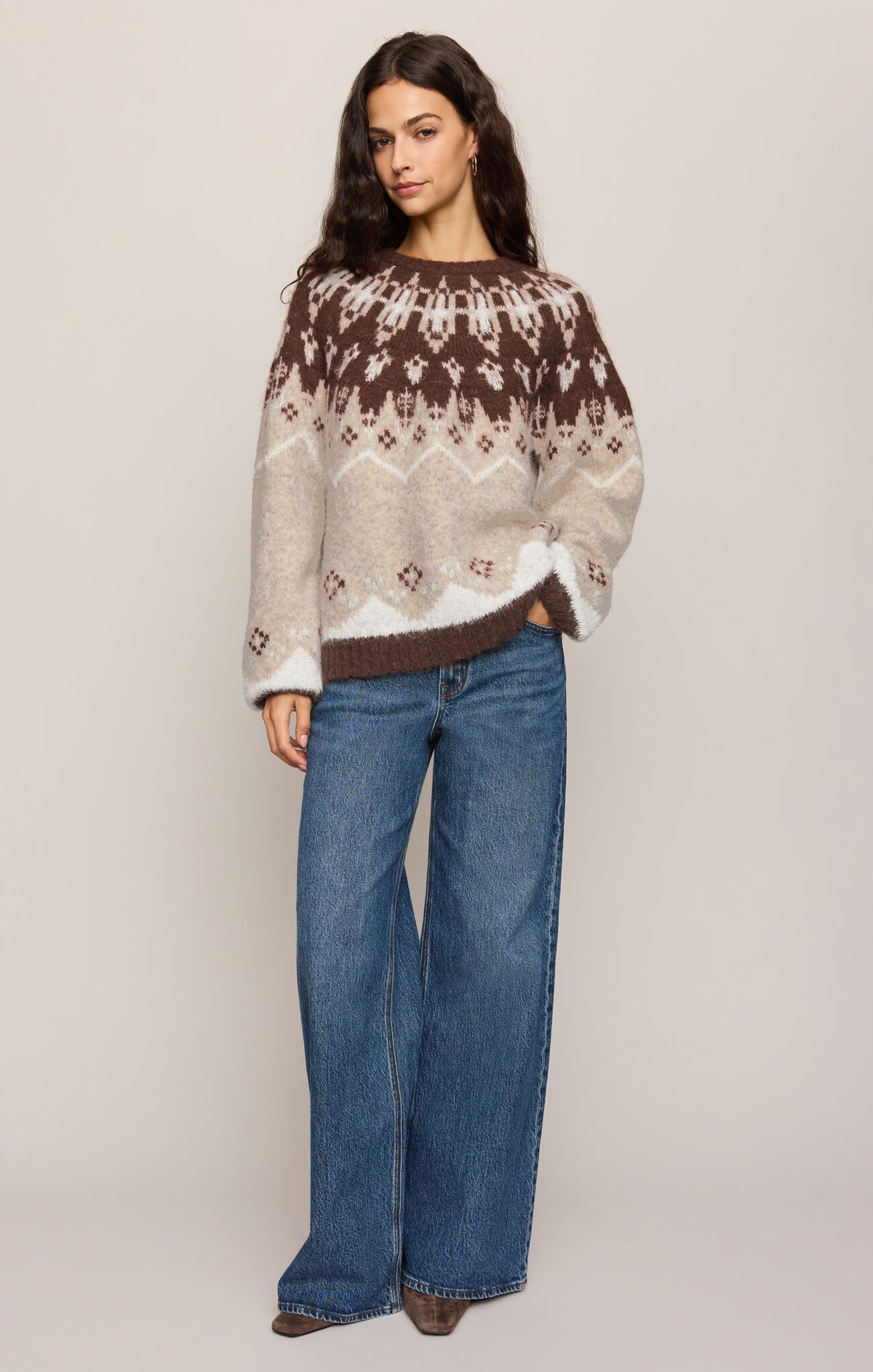 Z Supply - Laissez Faire Isle Sweater - Frosted Pearl