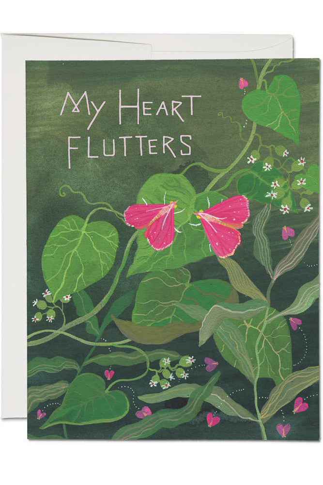 My Heart Flutters Card