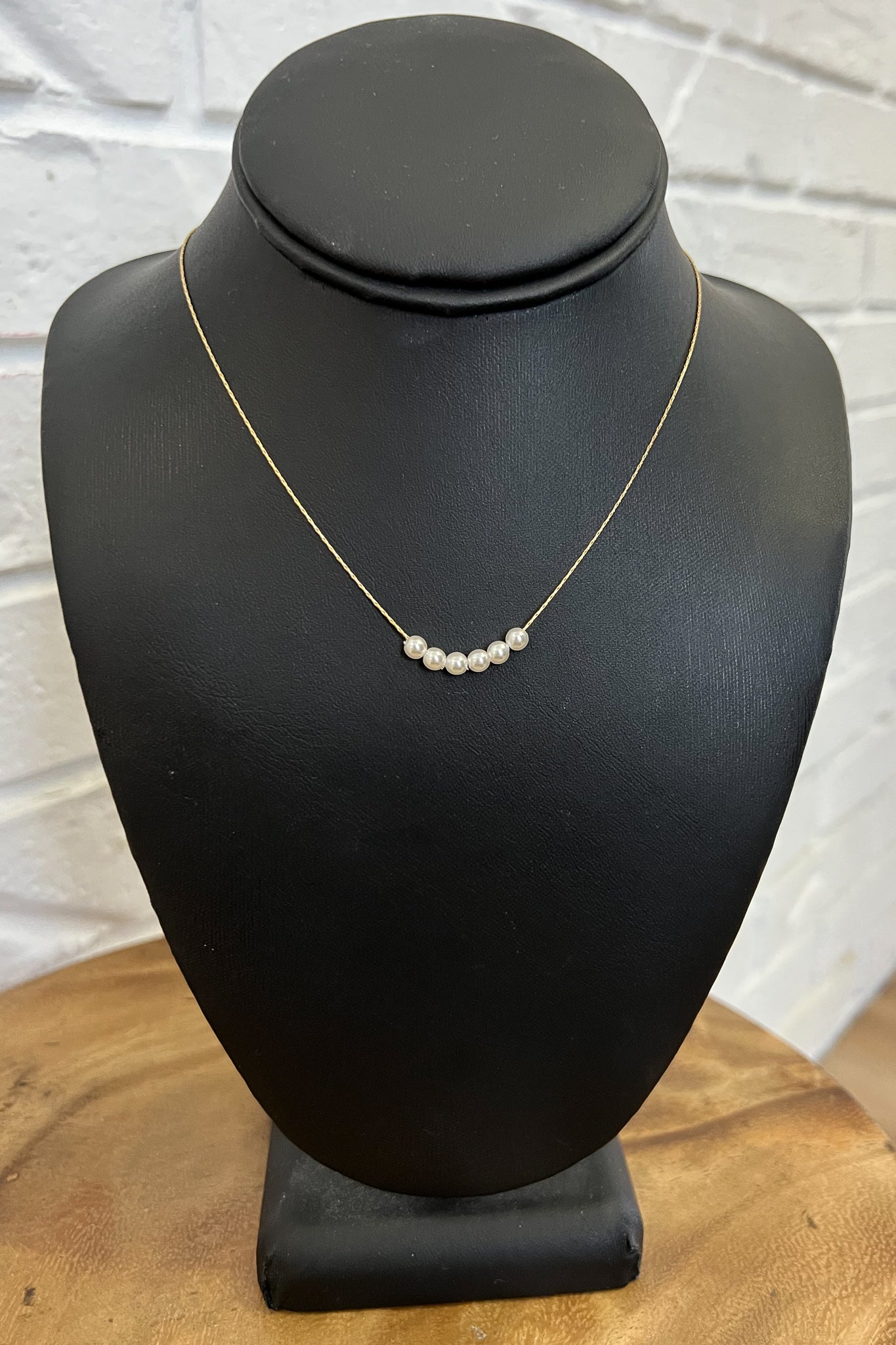 18K Lucille Dainty Pearl Necklace