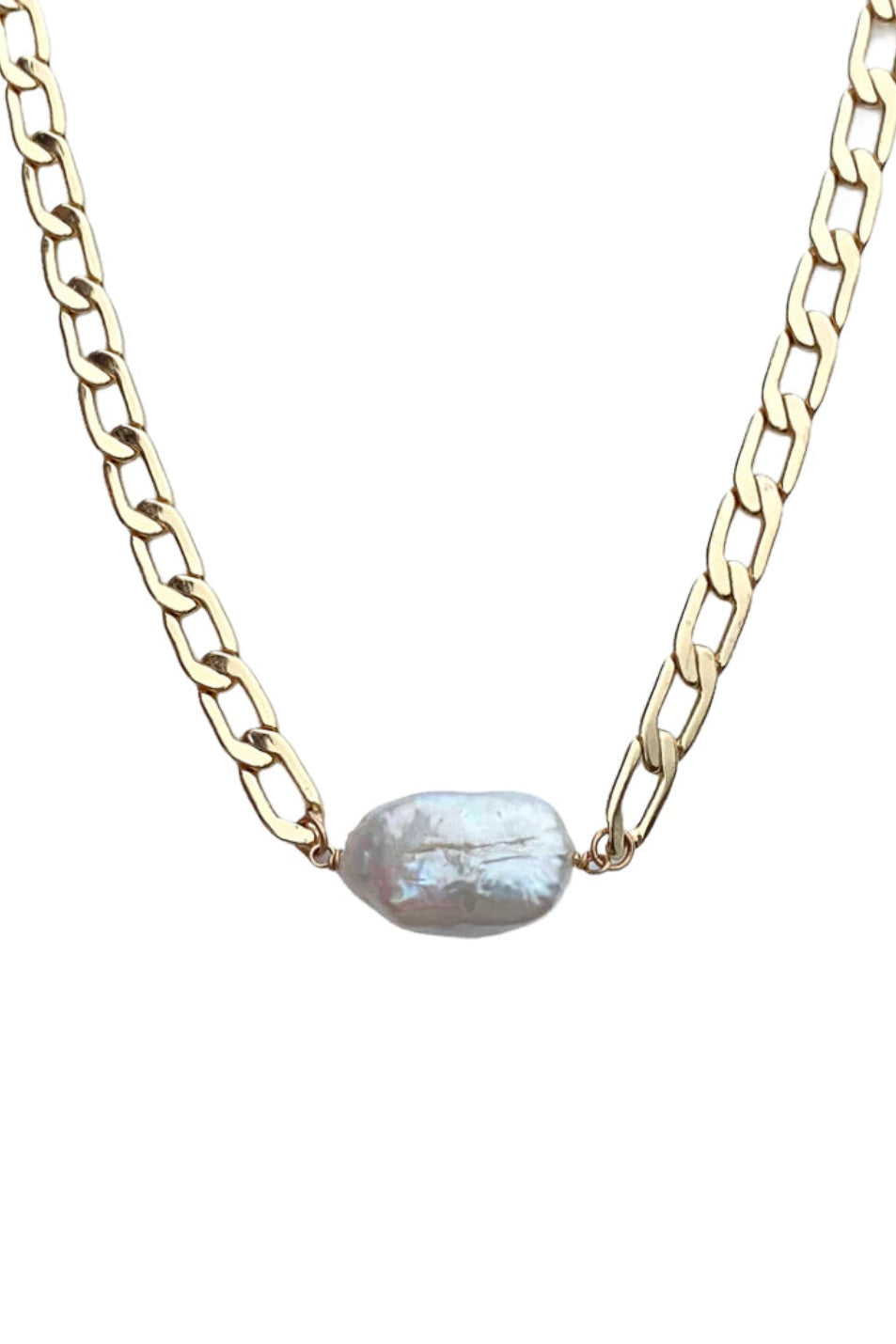 Farrah B Glimmer Pearl Necklace