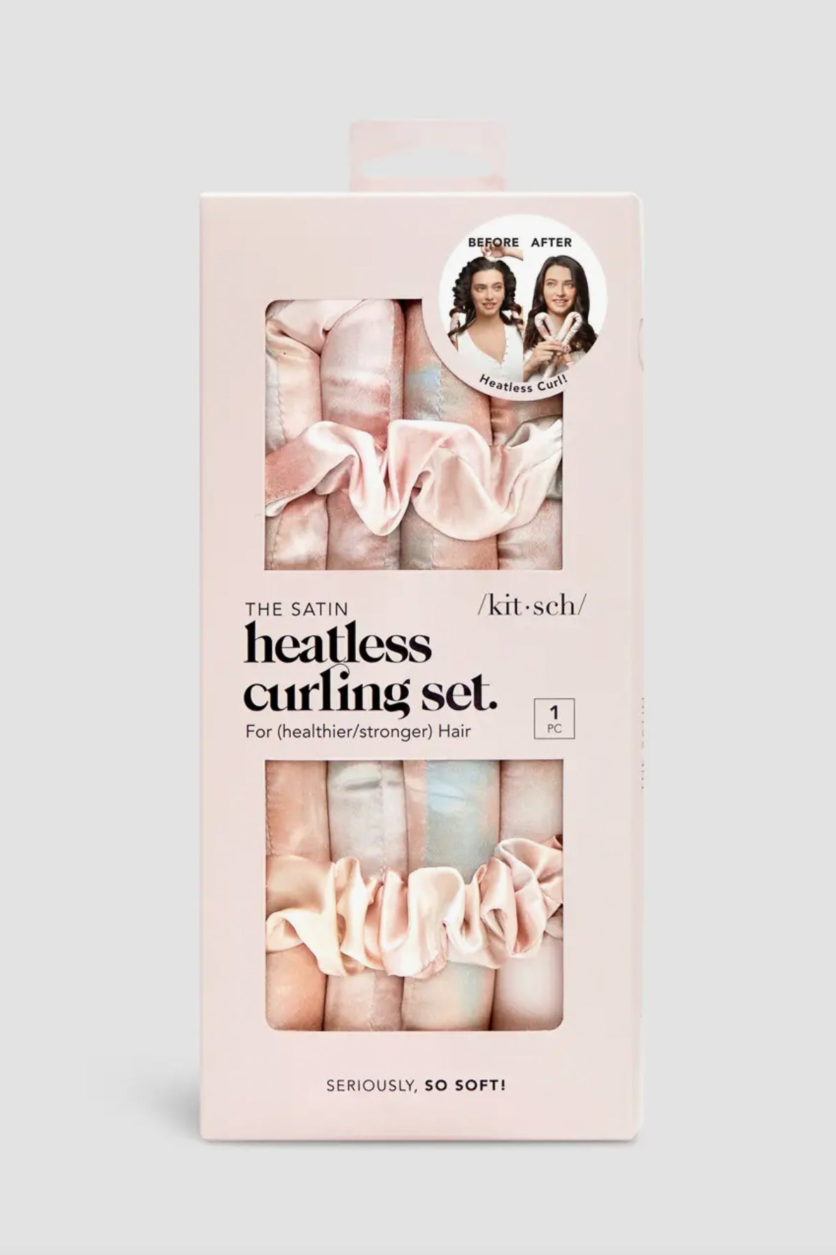 KITSCH Satin Heatless Curling Set display picture 3