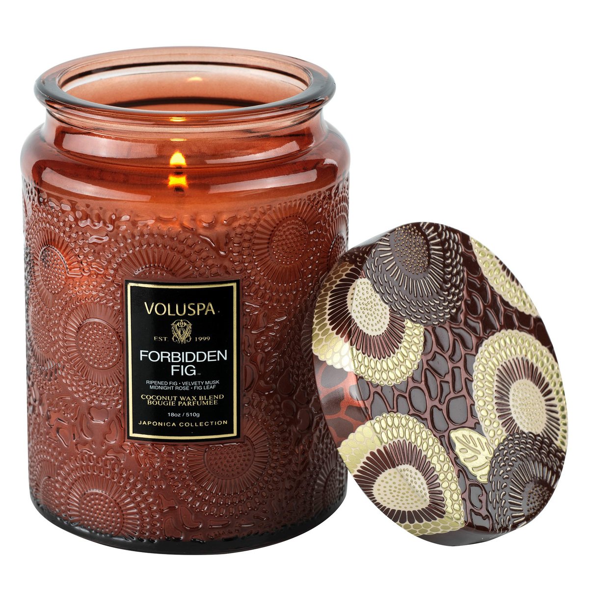 Voluspa Large Glass Jar Candle - 18 oz