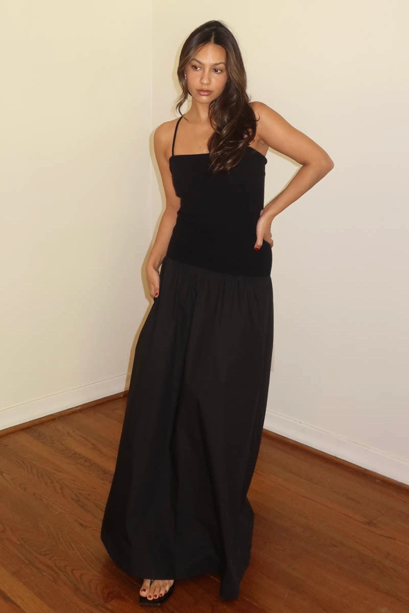 Esme Tie Up Maxi Dress