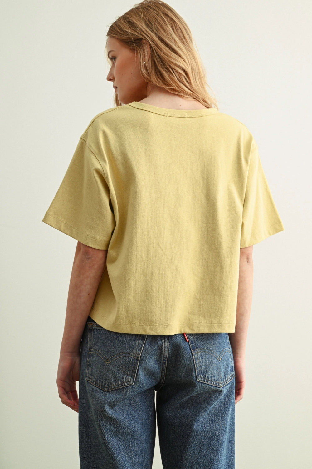 Short Sleeve Top - Lemon