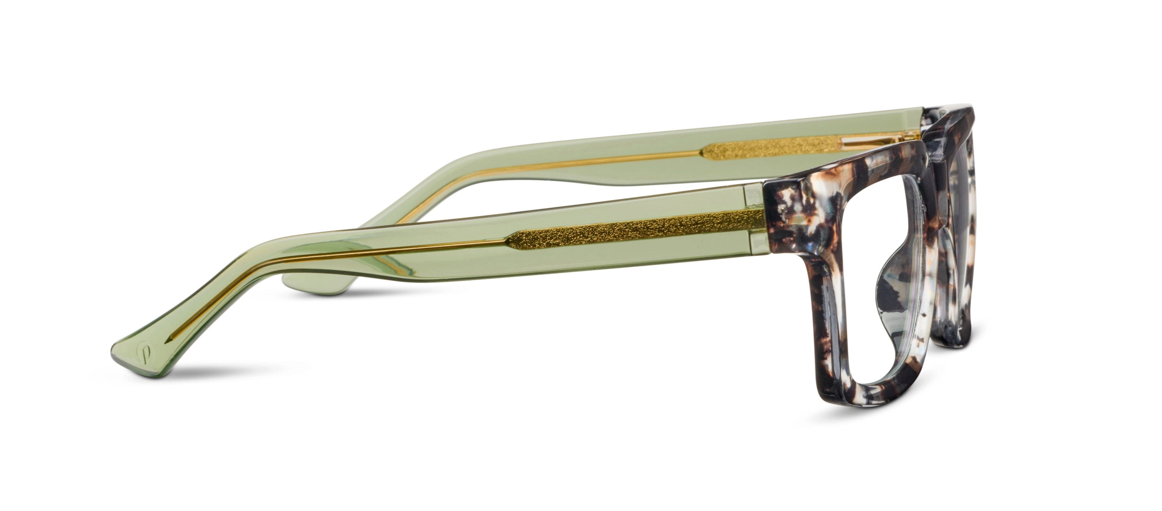 Peepers - Spotlight Blue Light Glasses - Sand Quartz/Green