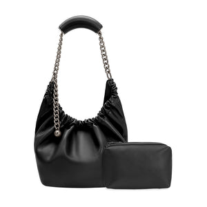 Melie Bianco - Kinsley Shoulder Bag - Black