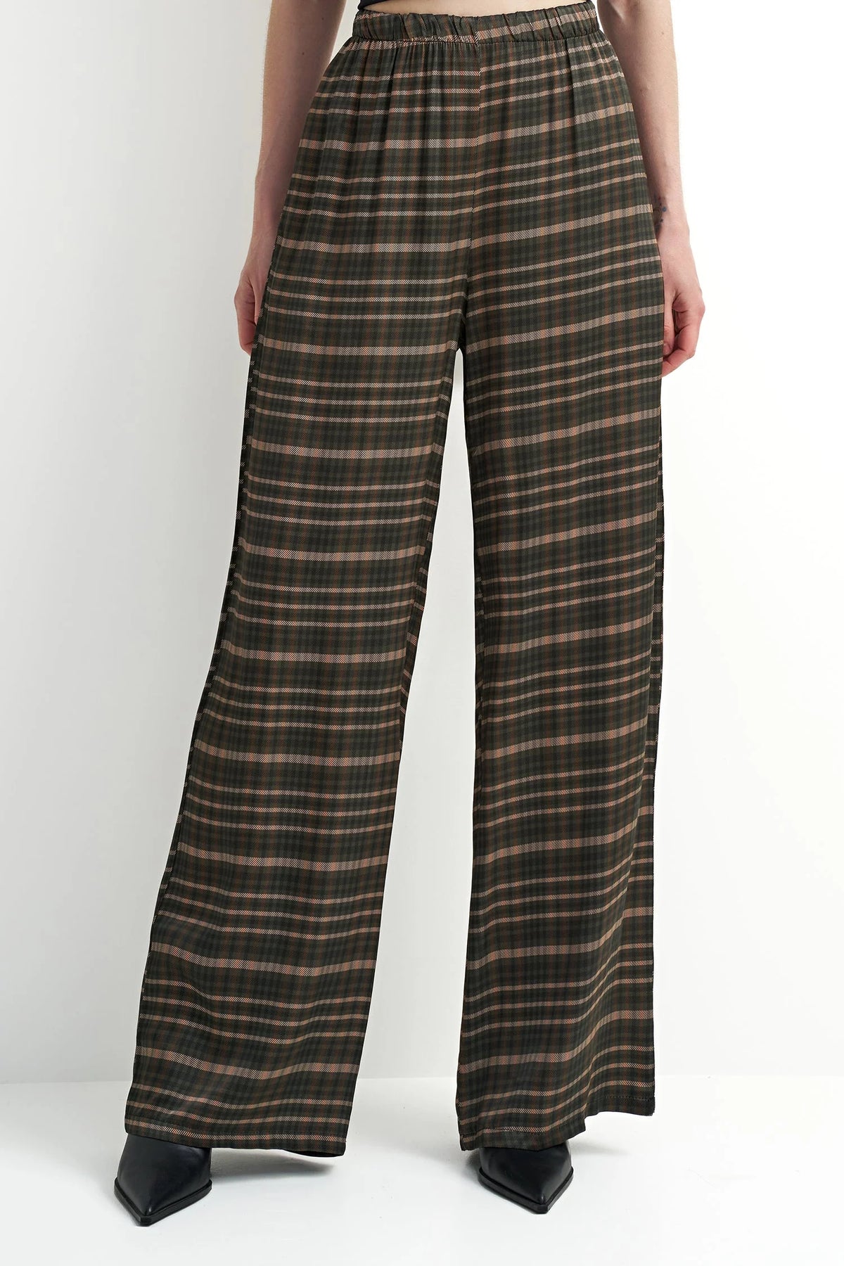 Meadow Pant - Green Plaid