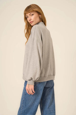 Love Language Mock Neck Top