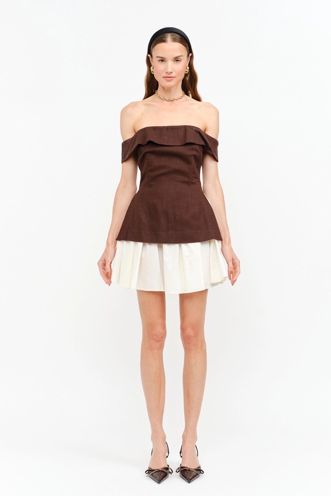 Valerie Dress - Brown