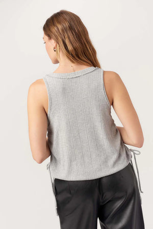 Teddi Bubble Tank - Heather Grey