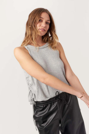 Teddi Bubble Tank - Heather Grey