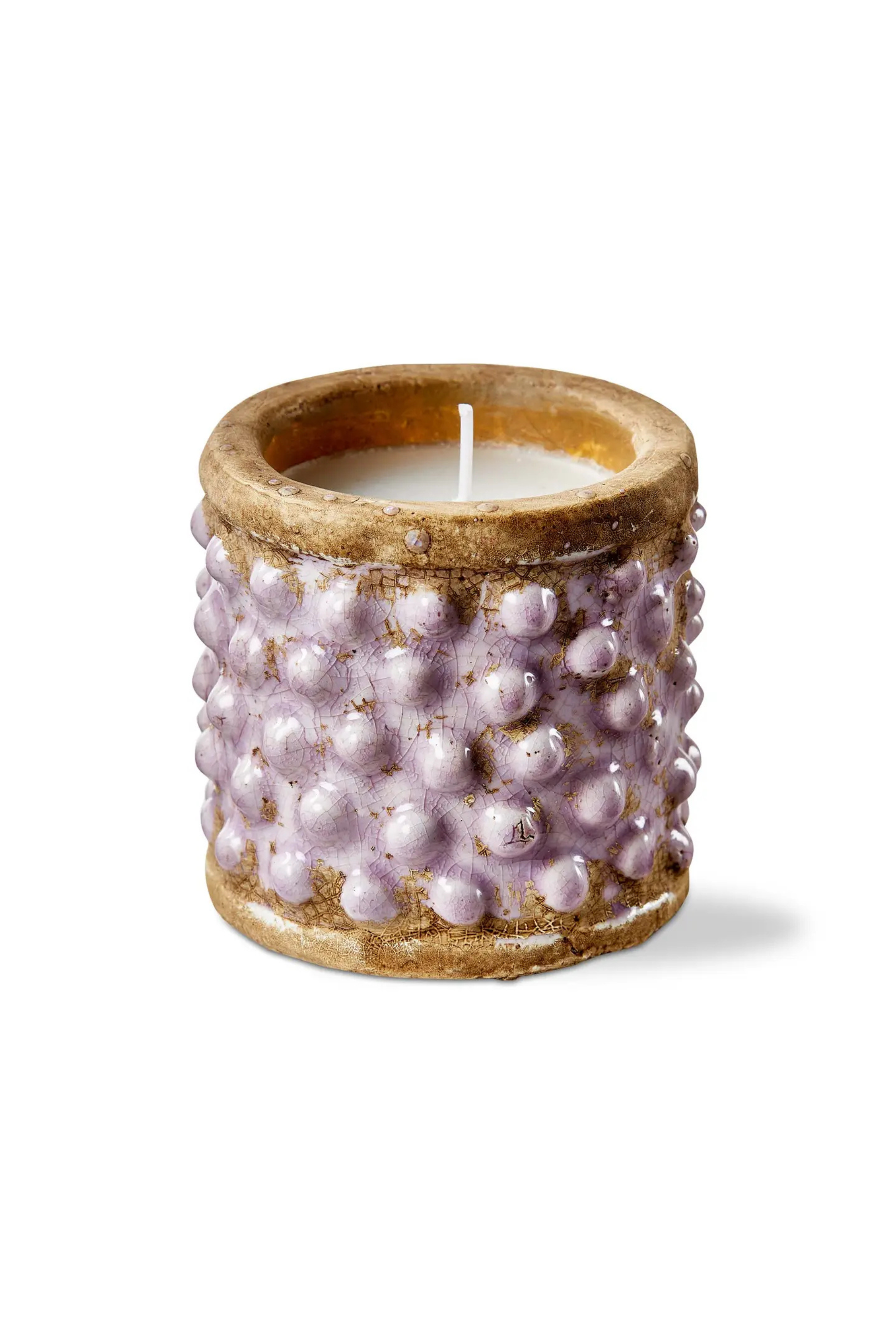 Hobnail Citronella Candle - Lavender