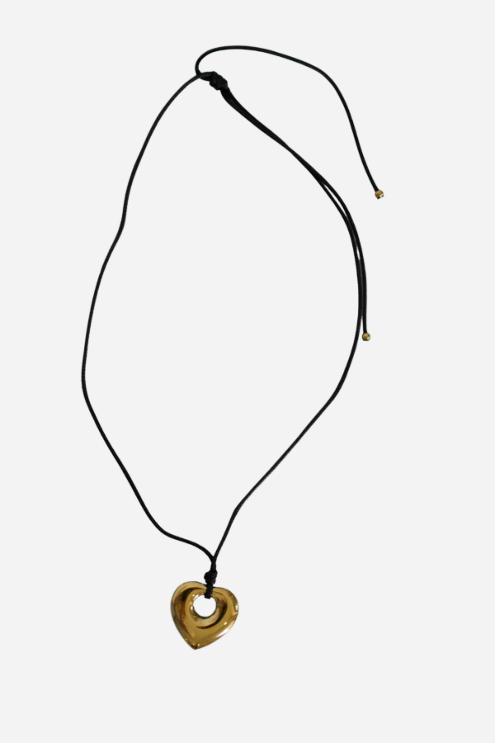 18K Hallie Heart Necklace