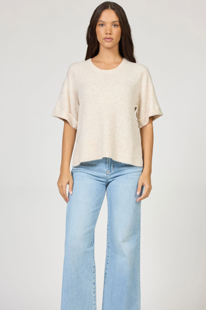 Catrina Sweater - Heather Oatmeal