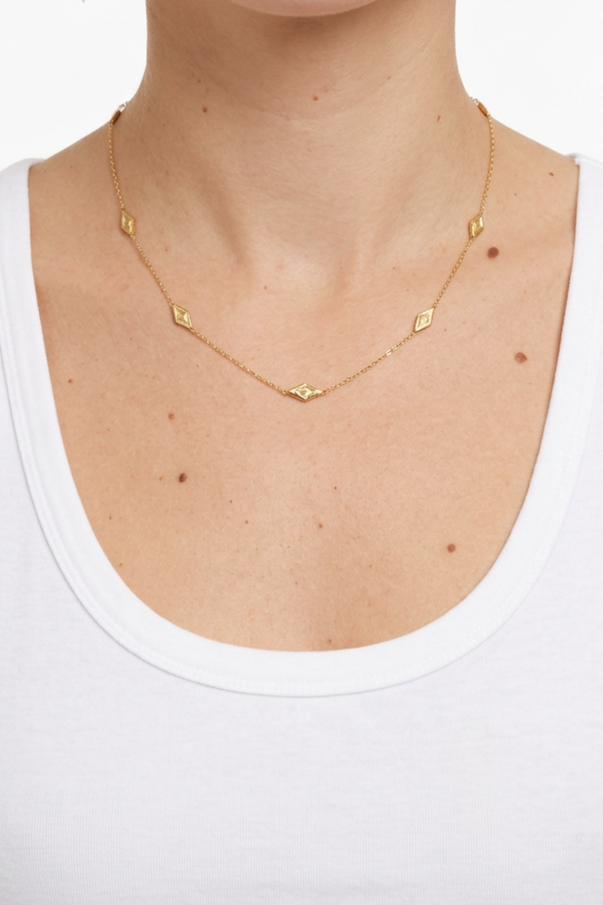 18K Sage Dainty Necklace