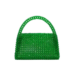 Melie Bianco - Sherry Beaded Bag - Emerald