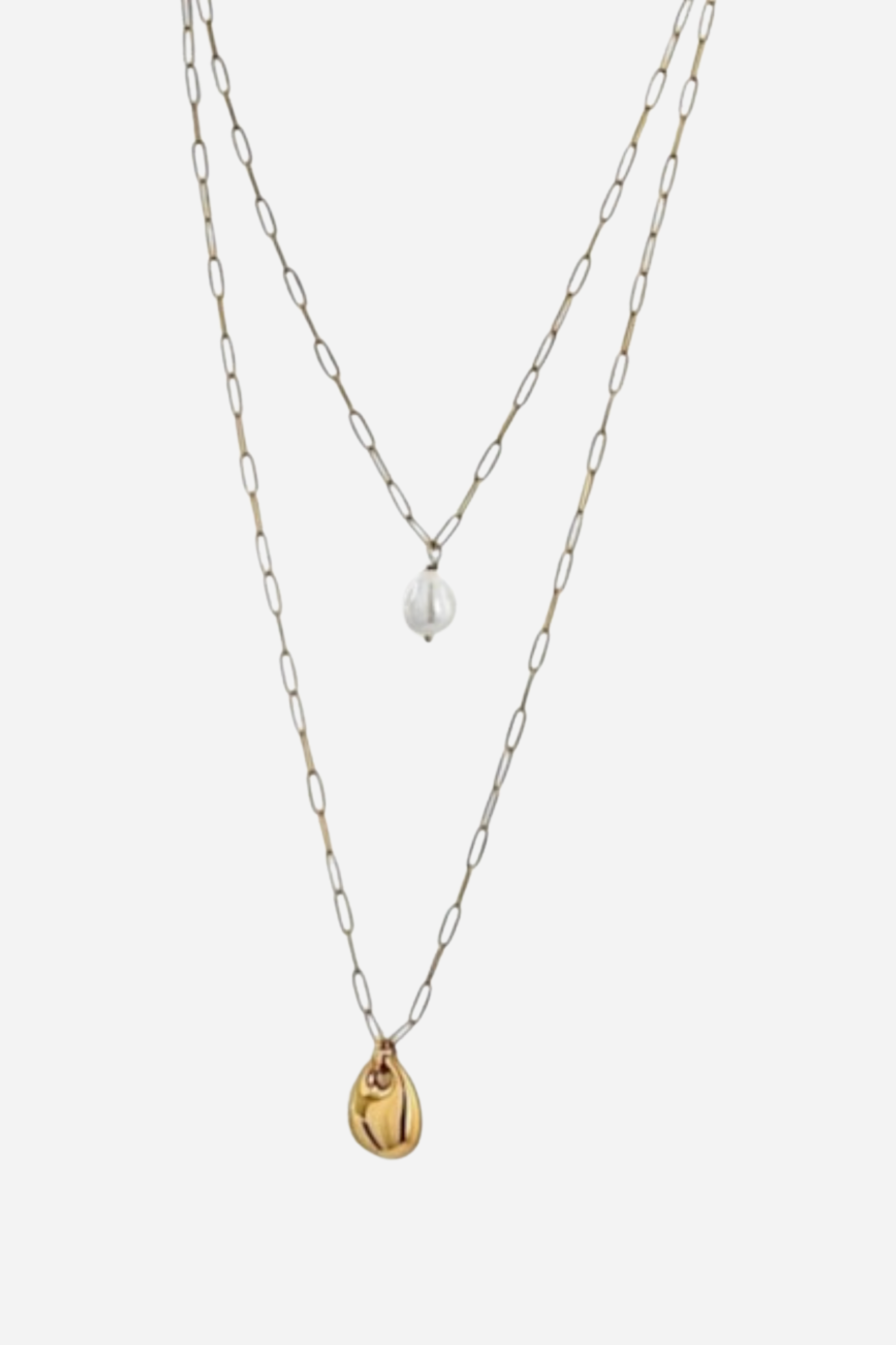 Farrah B Double Down 2 Layer Necklace