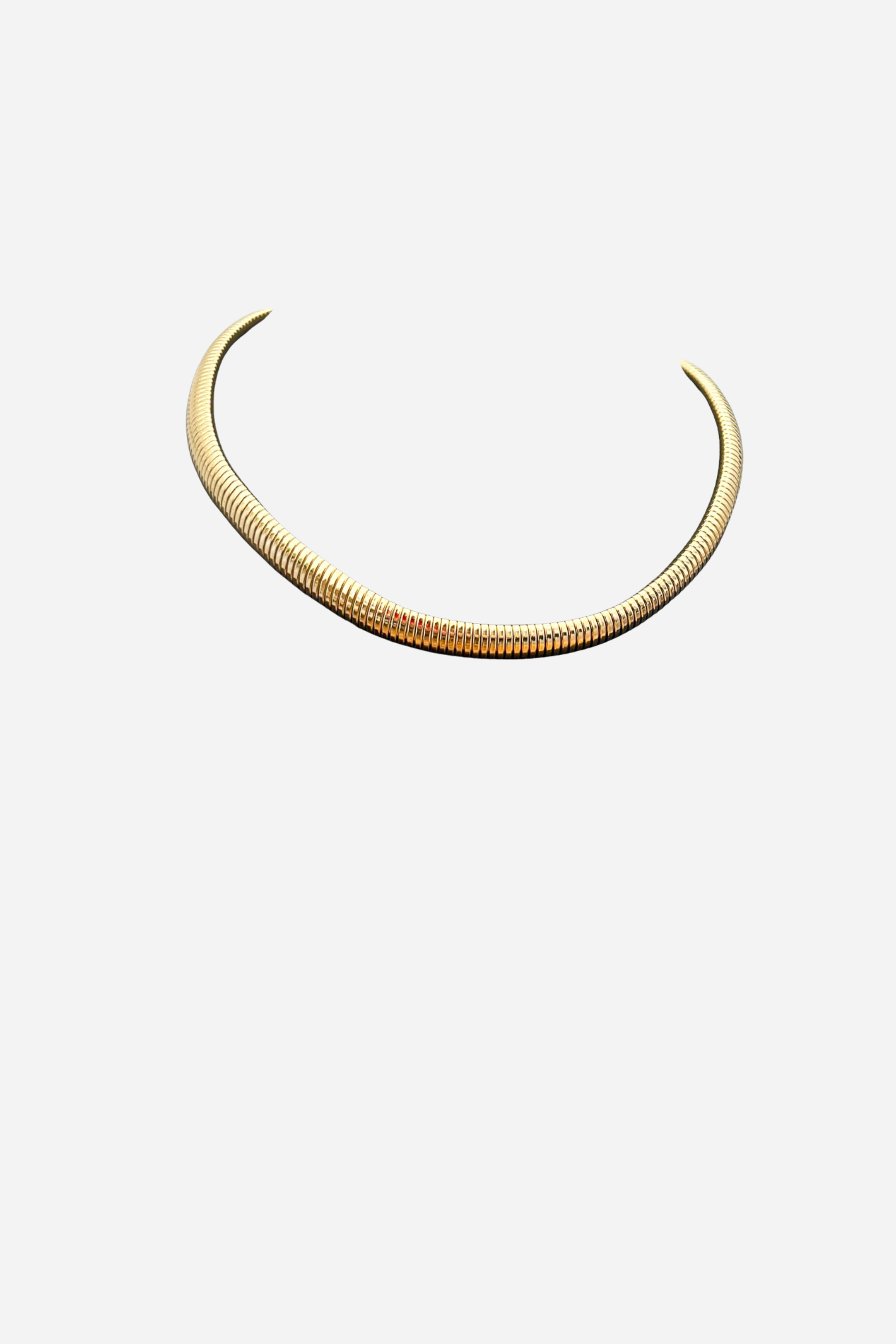 18K Mariah Thick Choker Necklace - Gold
