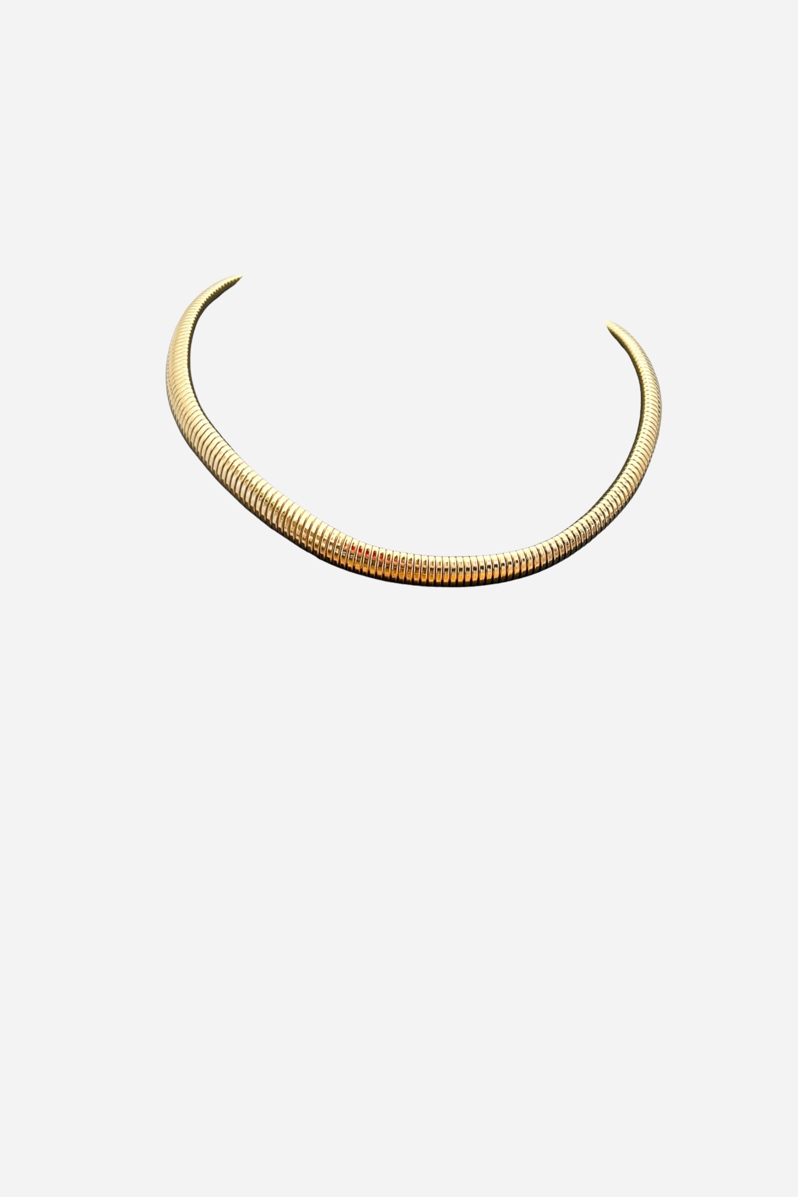 18K Mariah Thick Choker Necklace - Gold