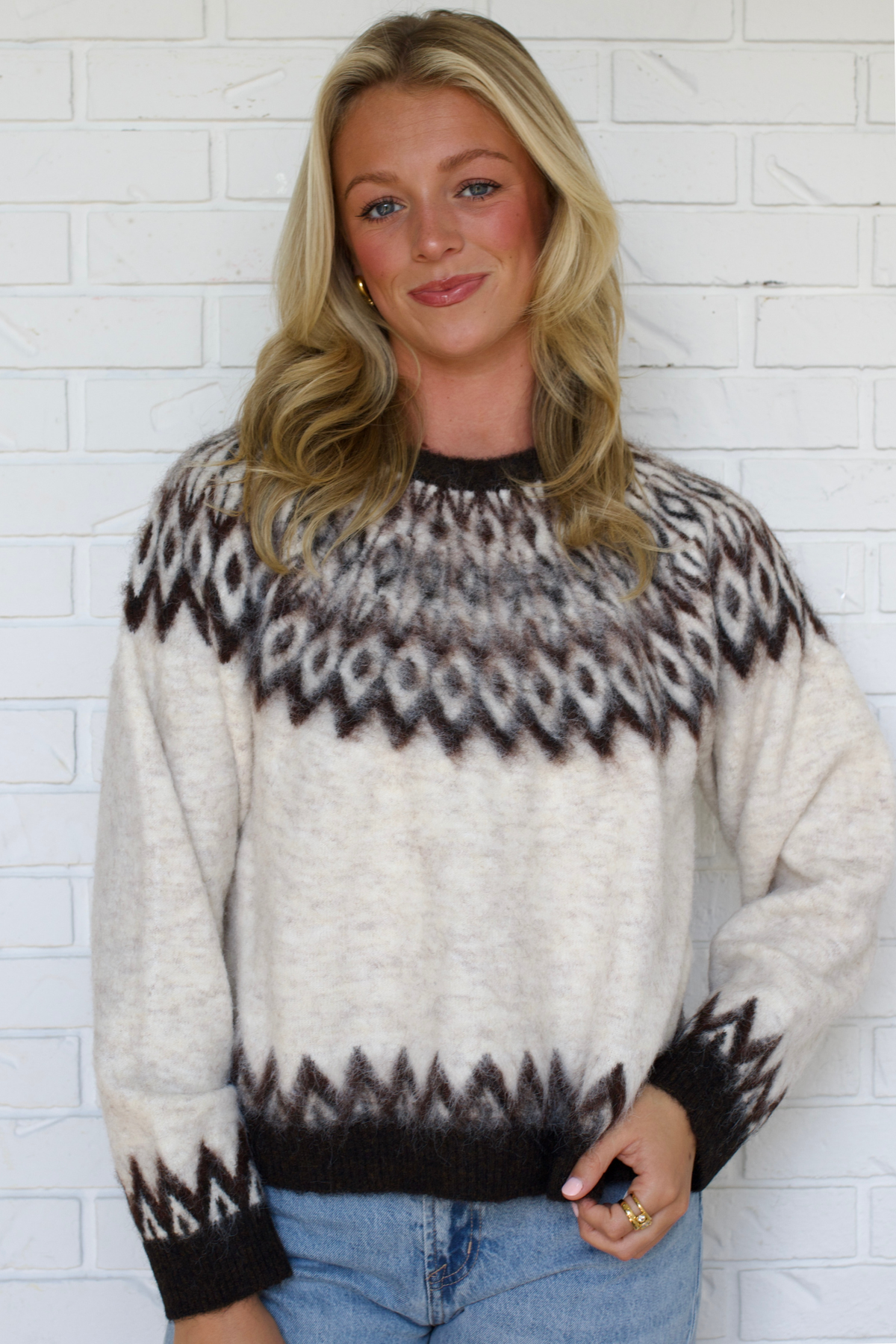Bymilou Sweater - Birch Java