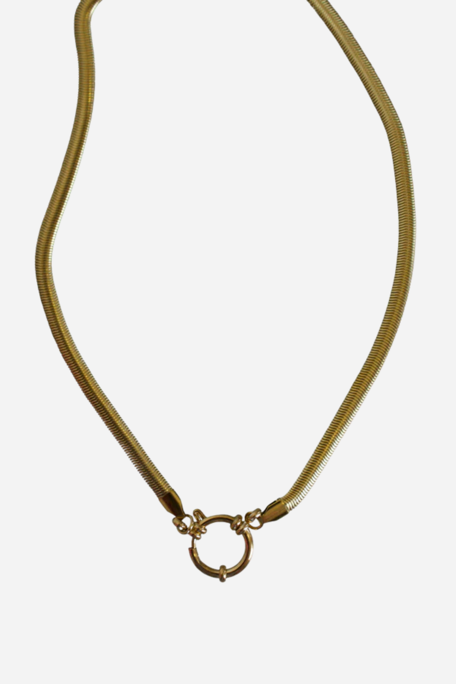 18K Callie Herringbone Necklace
