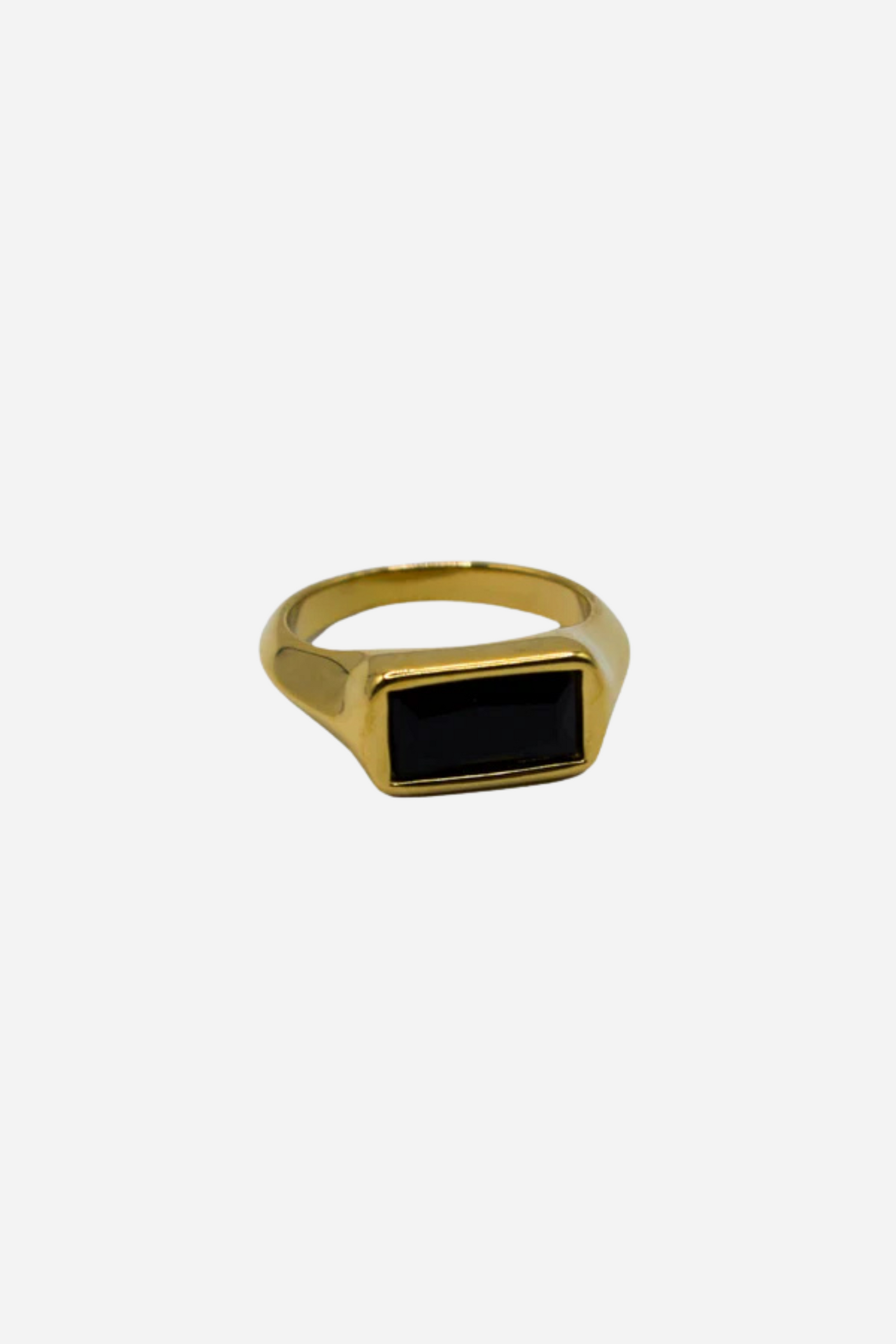 18K Sophia Black Stone Ring
