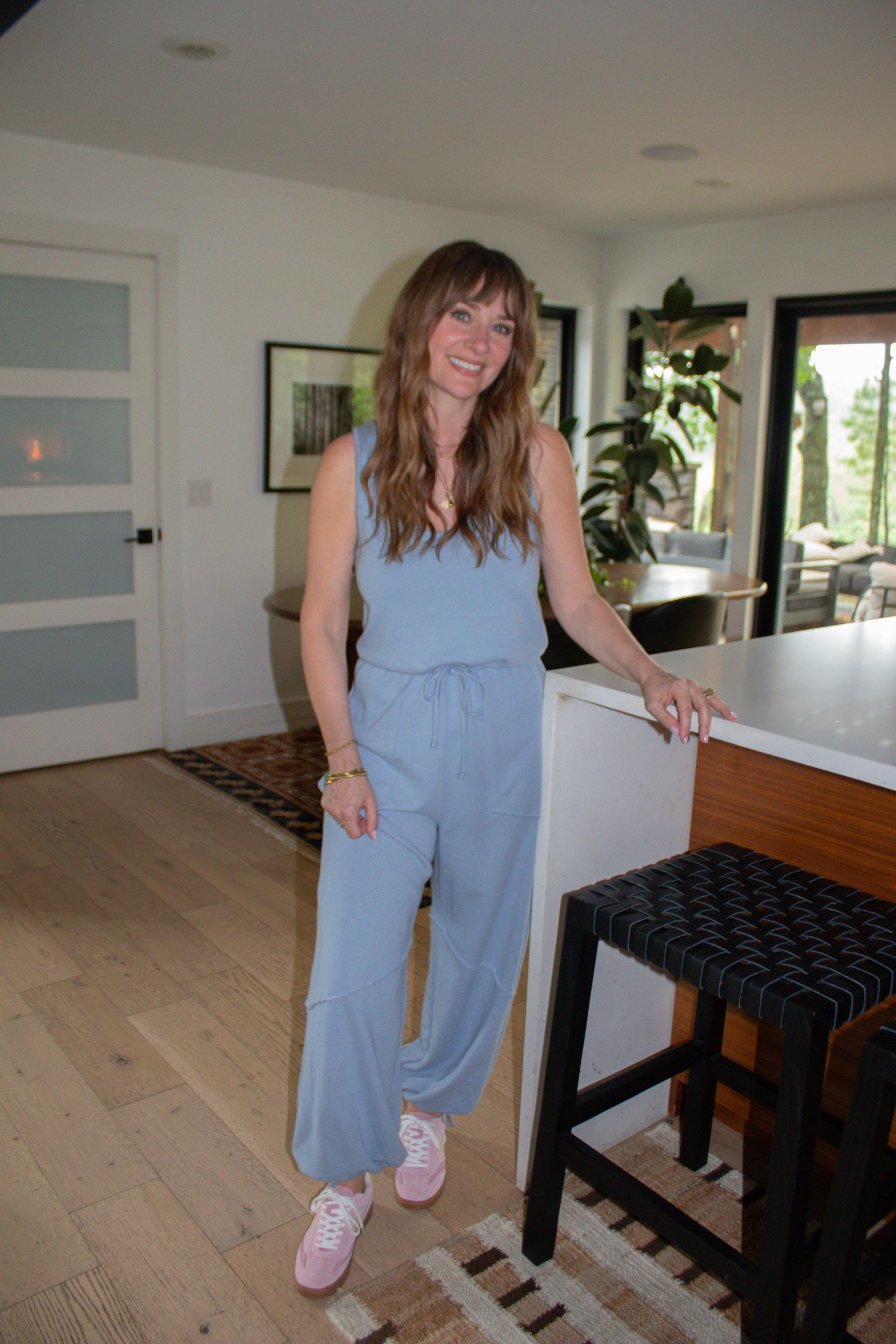 Journey Terry Jumpsuit - Blue Sky