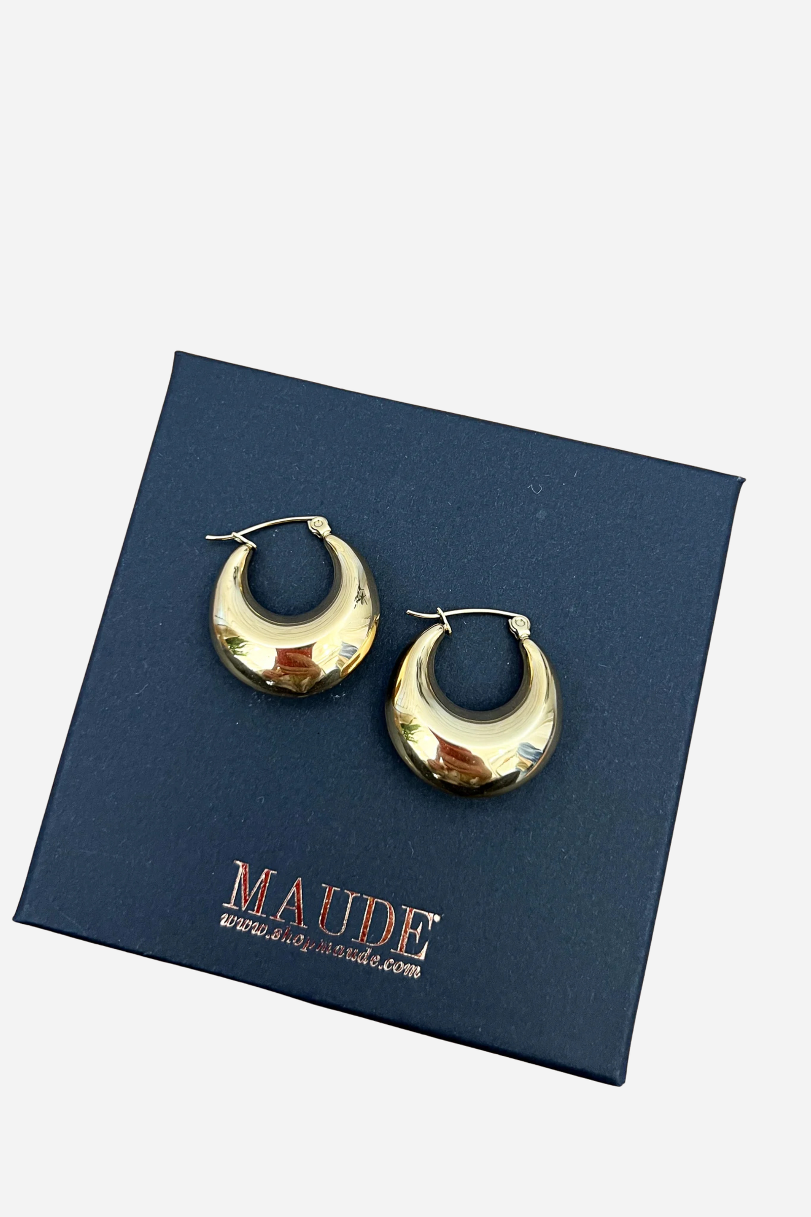 18K Briar Hoop Earrings