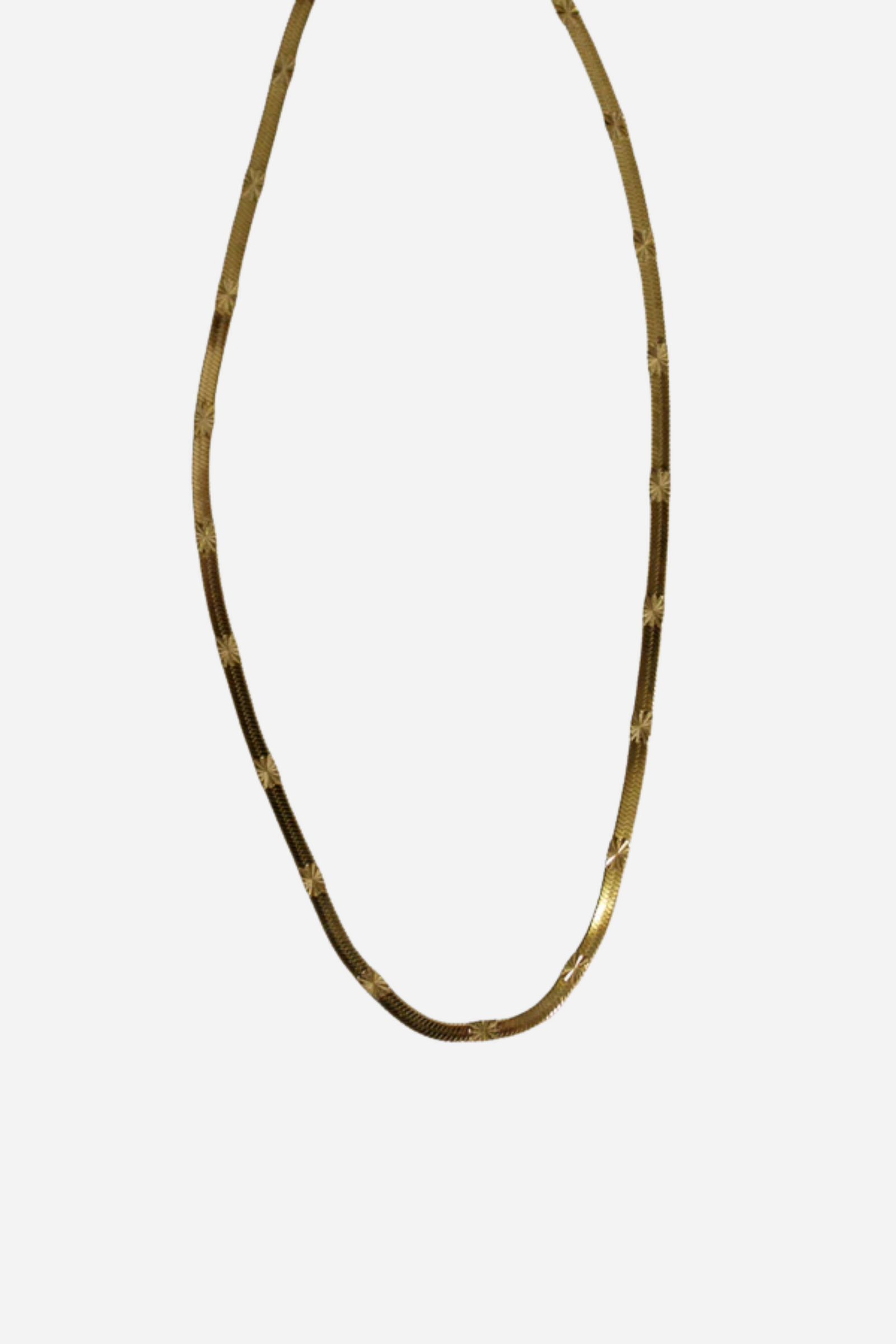 18K Margot Star Herringbone Necklace