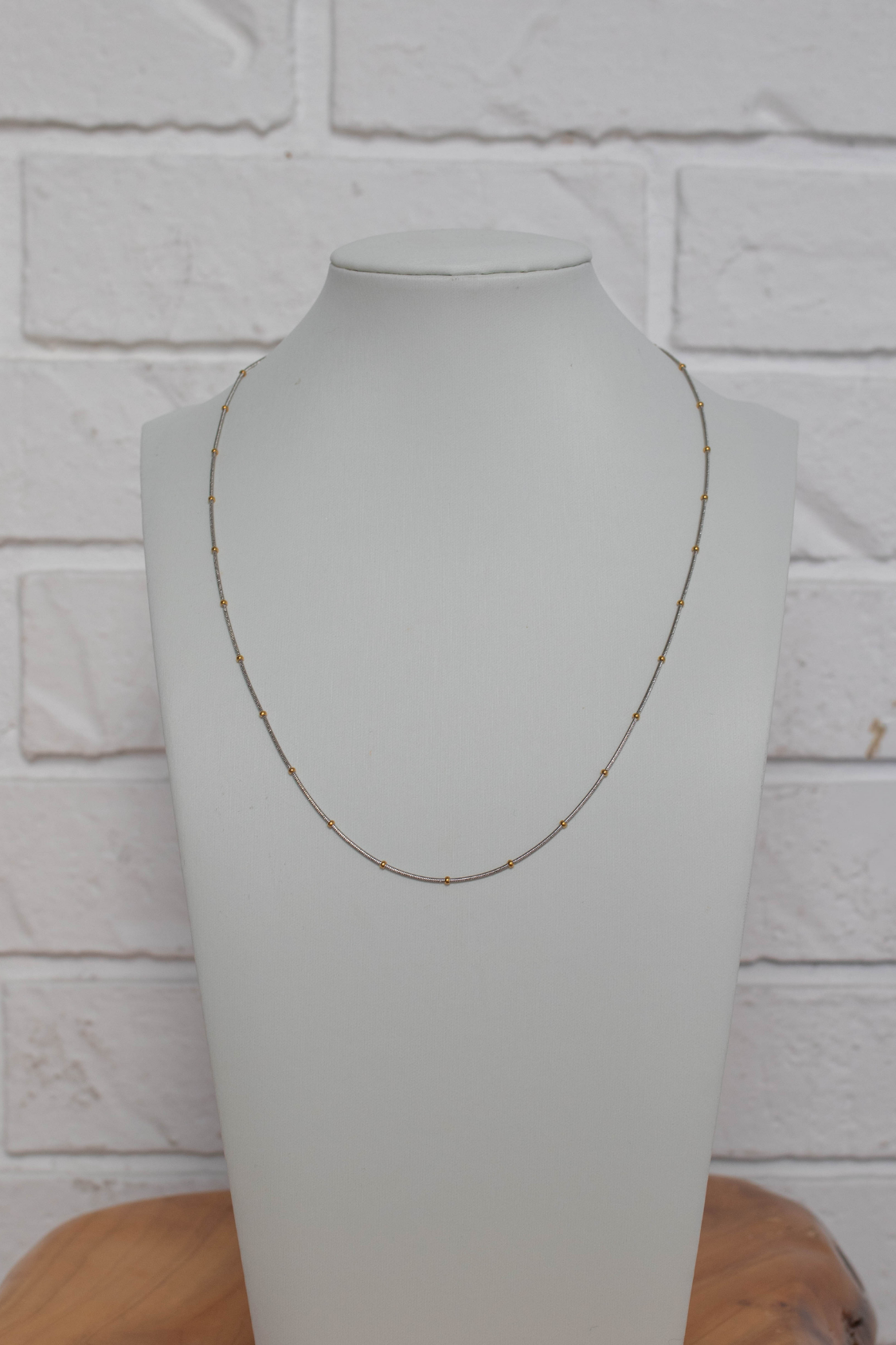 18K Johnna Two Tone Necklace
