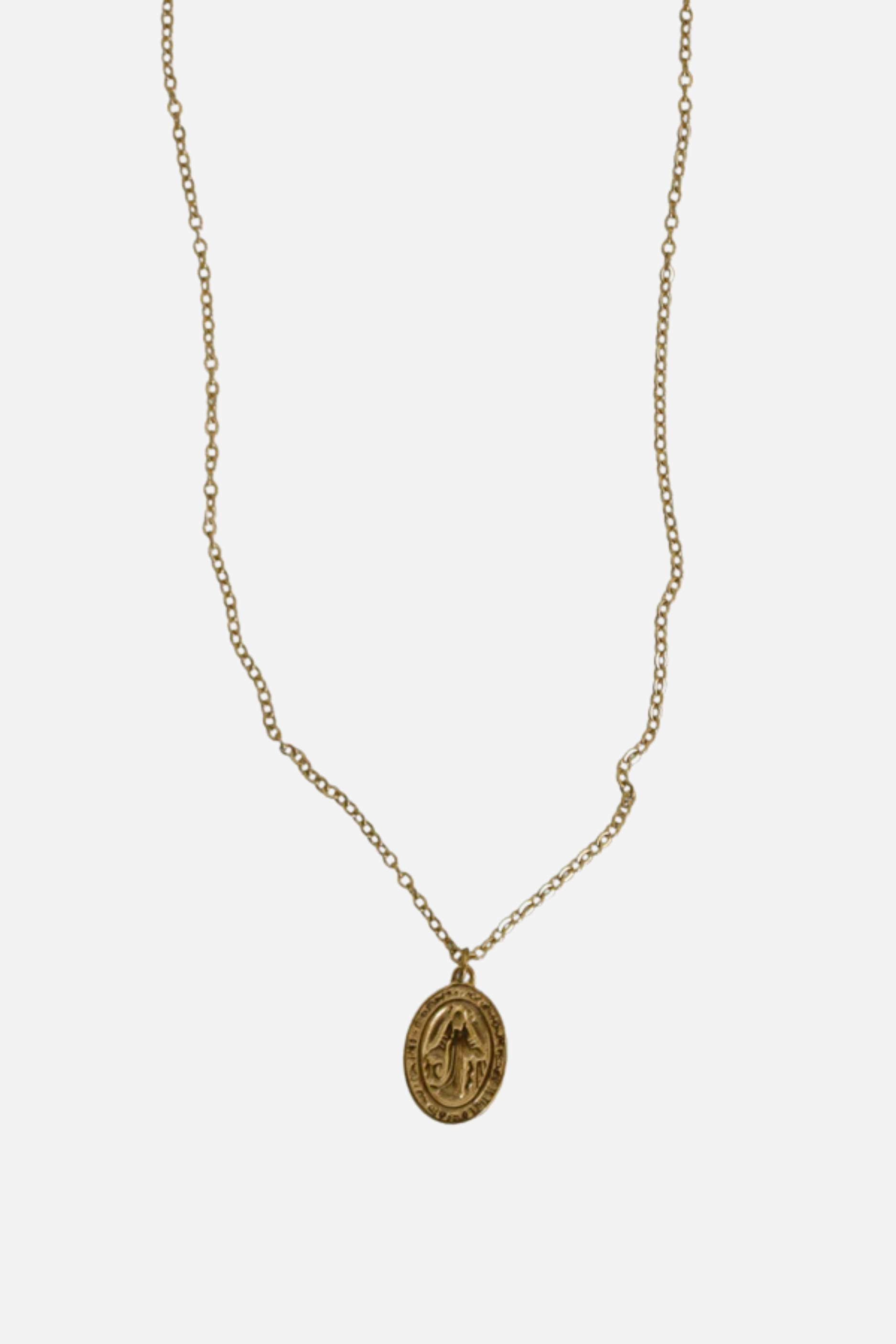 18K Mother Mary Necklace