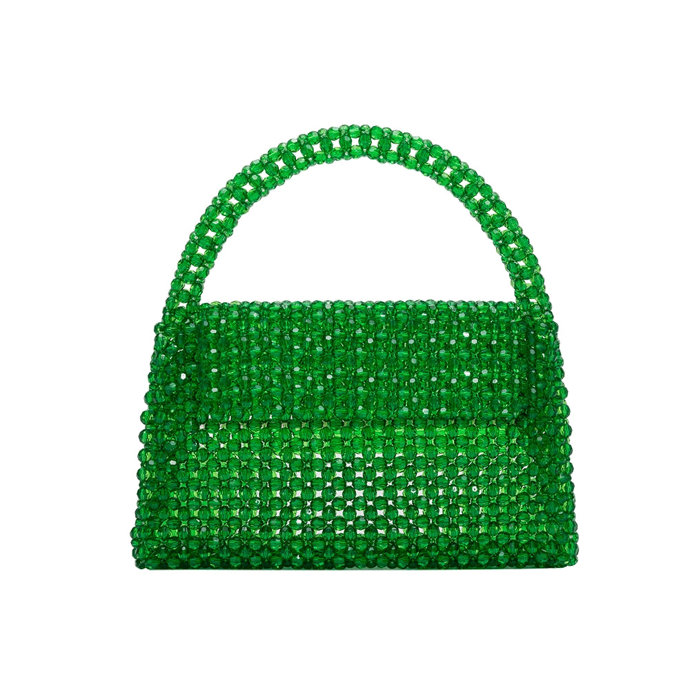 Melie Bianco - Sherry Beaded Bag - Emerald