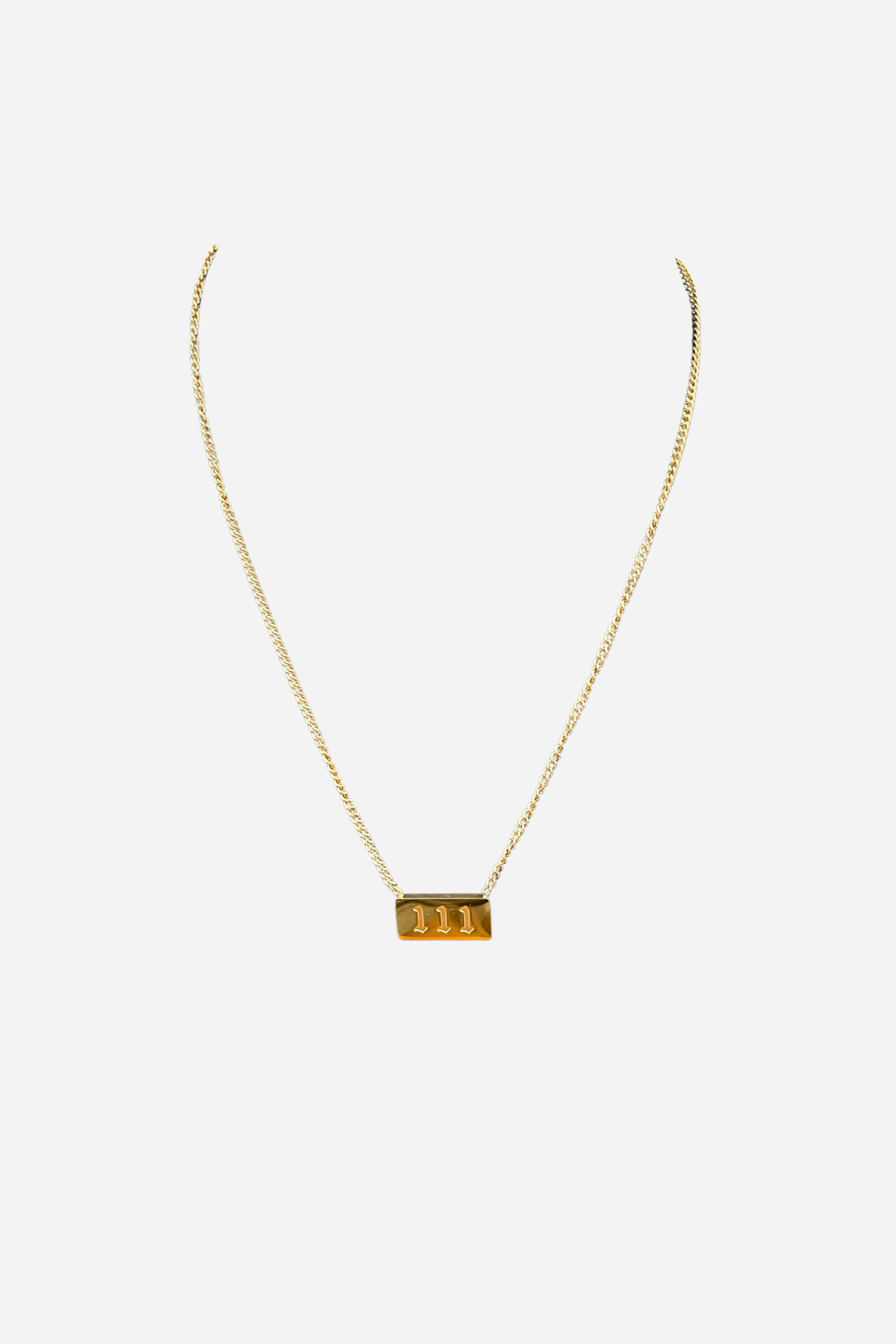 18K Angel Number Necklace