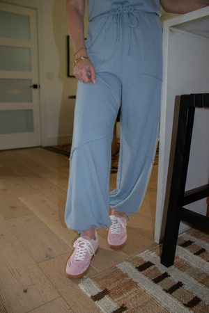 Journey Terry Jumpsuit - Blue Sky