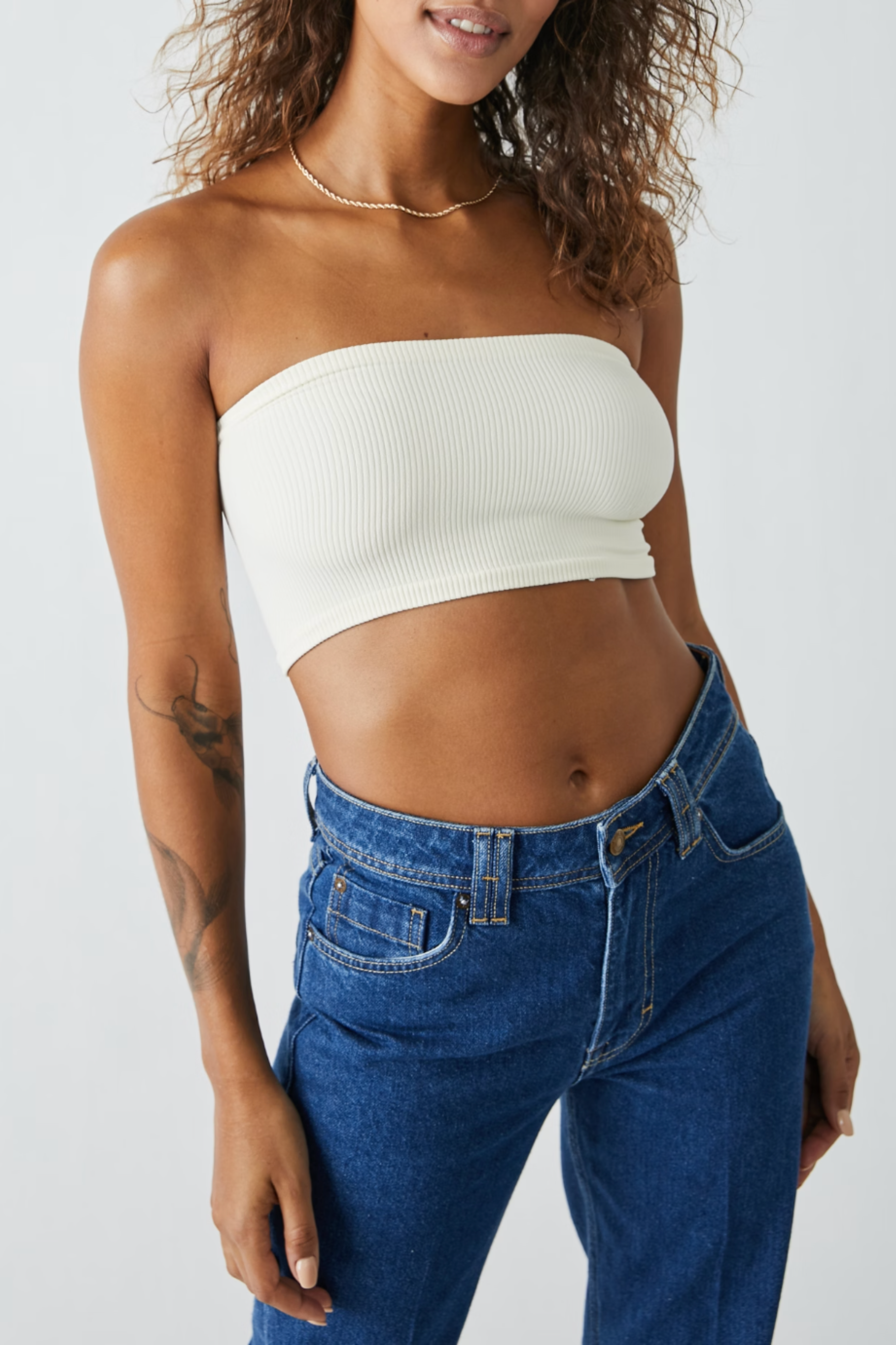 Free People Amelia Bandeau - Ivory