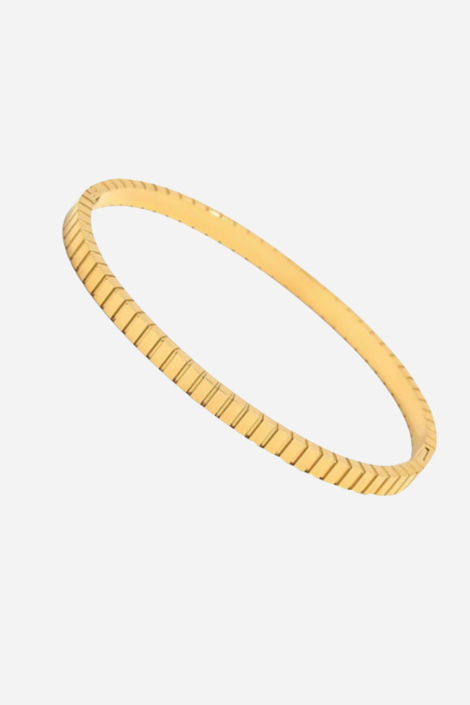 Farrah B In The Groove Bangle Bracelet - Gold