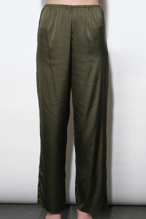 Fiona Wide Leg Pants - Olive