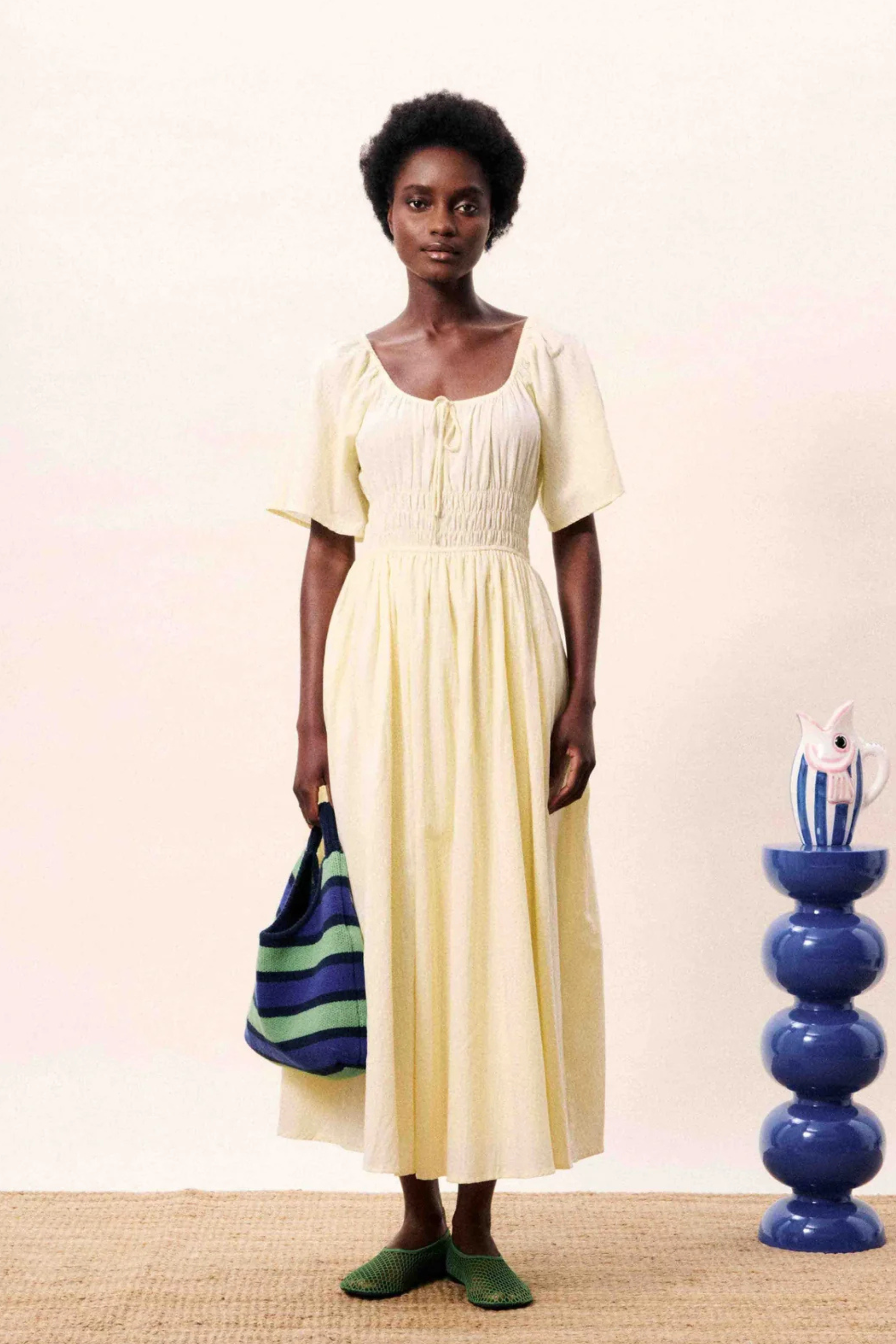 FRNCH Yemanja Dress - Butter