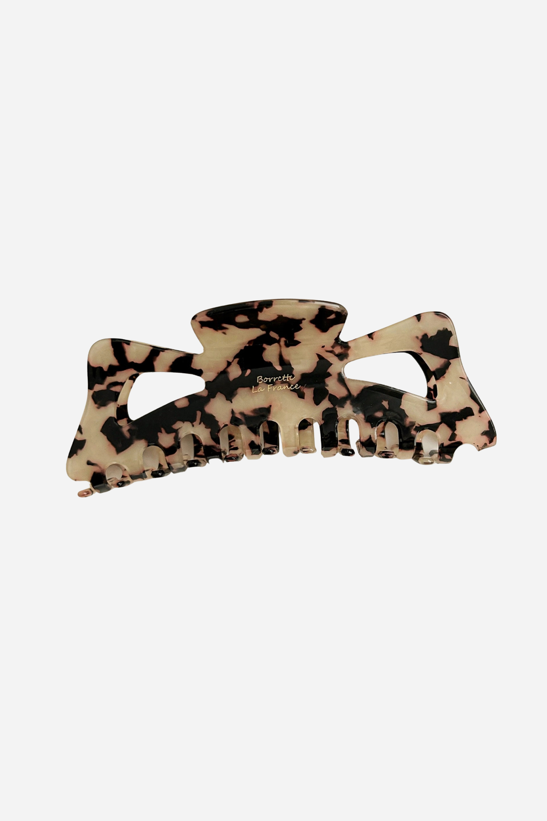 Extra Large Marble Claw Clip - Leopard