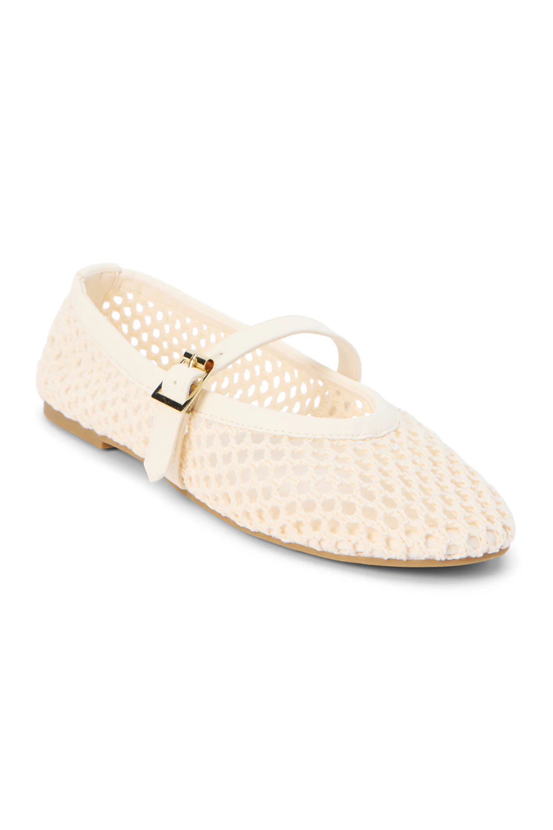 Nolita Ballet Flat - Ivory Mesh